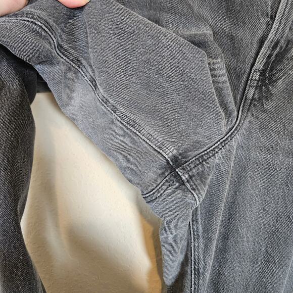 American Eagle High Rise Relaxed Straight Jeans Plus Size 18 Casual Neutral - Picture 5 of 13